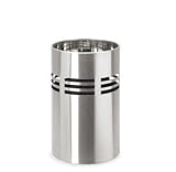 Hafele built in round stainless steel trash can with auto opening lid
