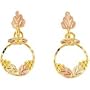 Beautiful! Yellow-gold Black Hills Gold Hoop Women's dangle-earrings