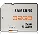 Samsung 32 GB SDHC Flash Memory Card, Brushed Metal - MB-SSBGA/US