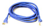 Belkin 1 CAT-5e Patch Cable, Snagless Molded Blue ( A3L791-01-BLU-S )