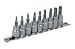 3/8 Driver Star Bit with Rail - 10 Pieces