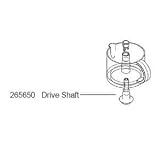 Bosch 265650 Drive Shaft MUZ7TS1 by Bosch
