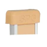 SPG(サヌキ) フラッシュ棚柱用MWエンドキャップ ナチュラルブラウン 1箱1000個価格 LA-423