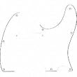 Fender Pickguard - Standard Tele - White