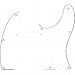 Fender Pickguard - Standard Tele - White