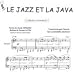 Partition : Le jazz et la java - Piano et paroles