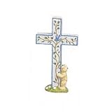 Child to Cherish Ceramic Cross Bear