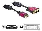 DELOCK Kabel HDMI A/DVI - 18+1 - St/St 1,8m