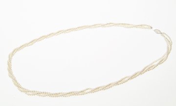 3 Rows Fresh Water Pearl, 20