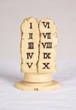 Vehicle Dashboard Mount, Ten Commandments Figurine (Office or Home)