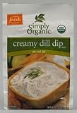 Simply Organic Creamy Dill Dip Mix -- 0.7 oz