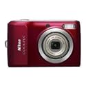 Nikon Coolpix L20 10MP Digital Camera with 3.6 Optical Zoom and 3 inch LCD (Deep Red)