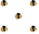 Chicago Blackhawks Double Roll of Wallpaper