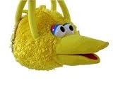 Sesame Street Big Bird Plushy handbag Carry All bag - B000A1MGUG