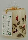 Auroshikha Flower Candles - Jasmine - Pillar (2-3/4 In x 3 In)