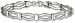 7 Stampato Bridge Bracelet in 14K White Gold
