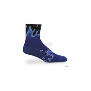 SockGuy Flames S/M Blue