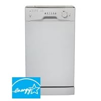 Danby DDW1809W 18 Full Console Dishwasher with 7 Wash Cycles, 4 Temperature Settings, Electronic Controls and Energy Star Compliant