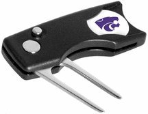 Kansas State Wildcats Spring Action Divot Tool With Golf Ball Marker Of 2)