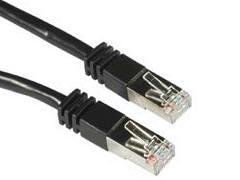 Cables To Go 28693 Shielded Cat5E Molded Patch Cable, Black (10 Feet/3.04 Meters)