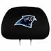Carolina Panthers Head Rest Covers - Set of 2