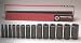 Wright Tool 407 14pc 1/2 Drive 6pt Impact Socket Set