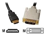Molex - Video cable - 19 pin HDMI (M) - DVI-D (M) - 3.3 ft - black