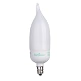 7 Watt Candle Flame tip CFL Bulb skinny base (Feit equiv. 40W), 6 pk Reviews 21EYNhzdh0L. SL160 7 Watt Candle Flame tip CFL Bulb skinny base (Feit equiv. 40W), 6 pk Reviews