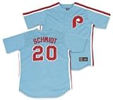 Philadelphia Phillies Cooperstown Replica Mike Schmidt #20 Blue Throwback Jerse