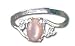 Solid Sterling Silver Pink Mother of Pearl Ring
