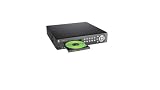 Everfocus ECOR264-9X1/1T ECOR264 Series 9 Channel 1 TB H.264 DVR with GUI Menu, Built-in DVD Burner and 2 Internal HDDs