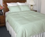 Microfiber Full/Queen Mini Duvet Cover Set, Sage