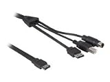 DELOCK Kabel eSATApd > eSATA/USB-B/ MD4-12V 1m