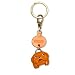 VANCA Craft Petit Mini Mascot Leather Dog Keychains * BULLDOG *