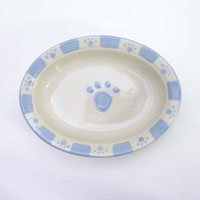 プラッツ　ペットパウ　キャットディッシュ　PR10030　PRD スカイブルー
