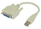 USB zu Gameport Adapter USB Kabel auf seriellen Anschluss