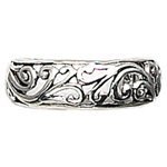 Toe Ring - Sterling Silver Floral Irish Celtic Trinity Knot