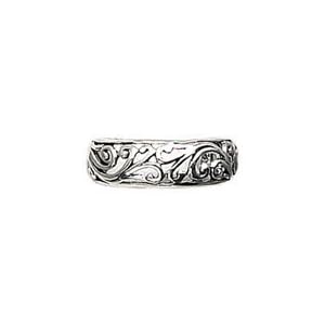 Toe Ring Sterling Silver Floral Irish Celtic Trinity Knot 21EZDZHA50L. SL500 AA300 Toe Ring Sterling Silver Floral Irish Celtic Trinity Knot