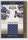 2005 Donruss Gridiron Gear Past and Present Jerseys Single #15 - Marshall Faulk/150