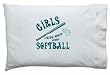 Girls Just Wanna Play Softball Pillowcase