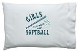 Girls Just Wanna Play Softball Pillowcase