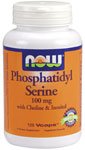 Phosphatidyl Serine by NOW Foods - Mental Fitness (100mg - 120 Vegetarian Capsules)