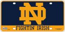 Notre Dame License Plate