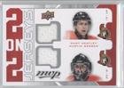 2008-09 Upper Deck MVP Two on Two Jerseys #J2THGS - Dany Heatley/Martin Gerber/Alexander Steen/Vesa