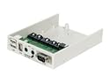 3.5in Bay Insert With Front Access for Firewire/usb Audio