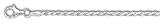 Sterling Silver 18 Inch X 2.7 mm Rope Chain Necklace - Italian