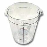 Round Storage Container 8 Quart Clear