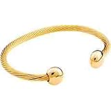New Qray Gold Deluxe Medium Q-Ray Magnetic Bracelet