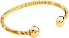 New Qray Gold Deluxe X Small Q-Ray Magnetic Bracelet