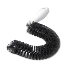 Quality Product By Carlisle Sanitary Maintenance Produs - Coffee Pot Brush Curved 10" 1-1/2" Diameter Black